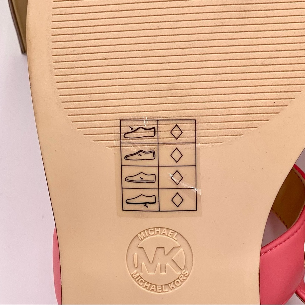Michael Kors Elsa Thong Sandals Grapefruit - Picture 7 of 10